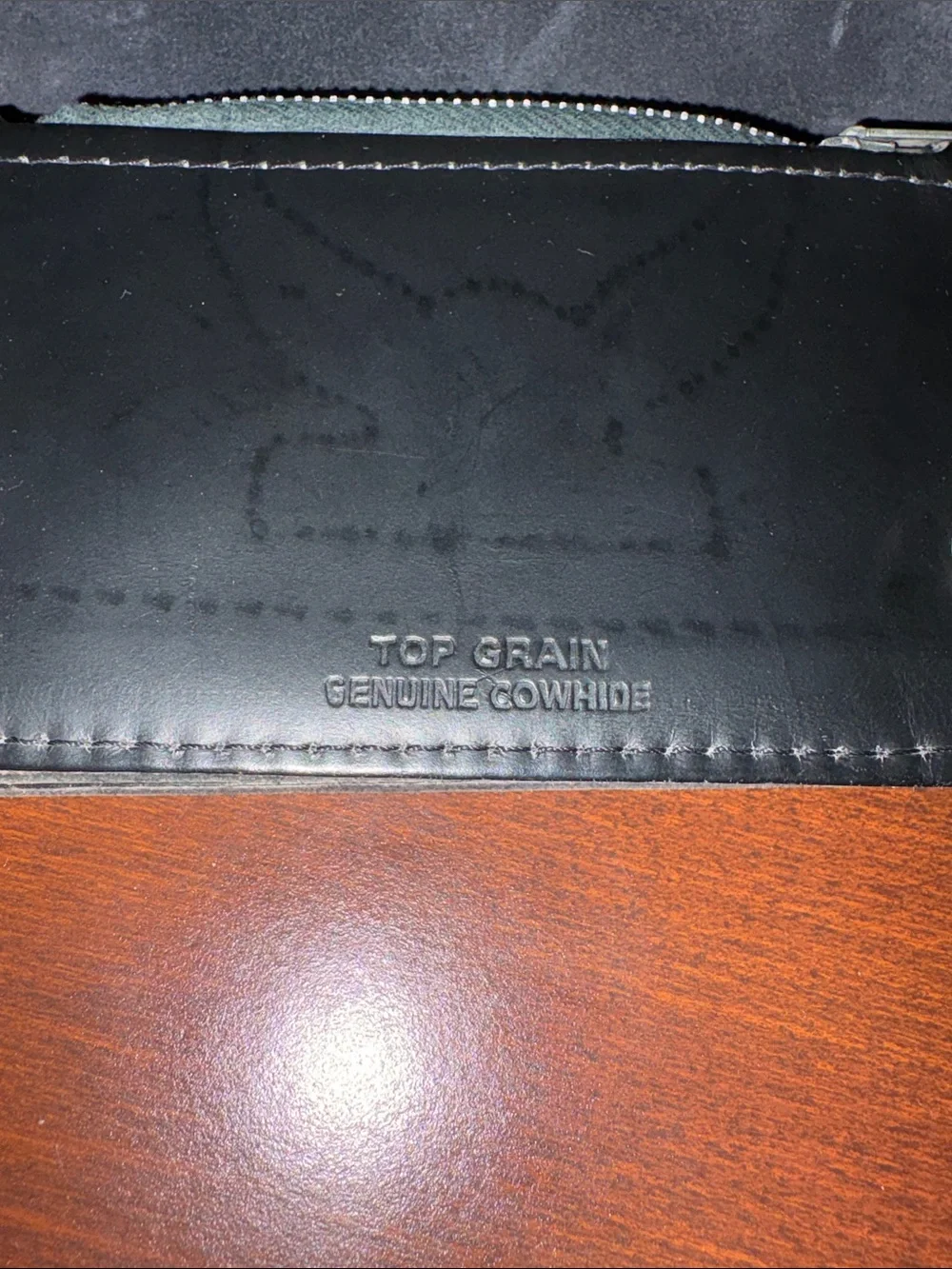 Harley Davidson Top Grain Genuine Cowhide Leather Biker Wallet Eagle Snap